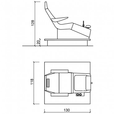 Педикюрный СПА комплекс "STREAMLINE DECK SHIATSU"