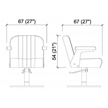 Кресло парикмахерское "PEGGYSUE"