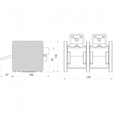 Парикмахерская мойка "VIP LOUNGE 2P"