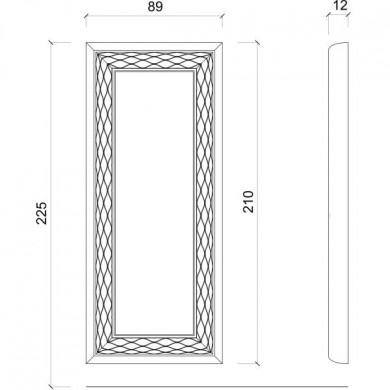 Зеркало парикмахерское "Provocateur"